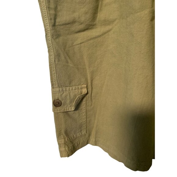 New Gloria Vanderbilt Womens Size 2x Green Pull On Shorts Elastic Waist Cargo Sh - Picture 2 of 4